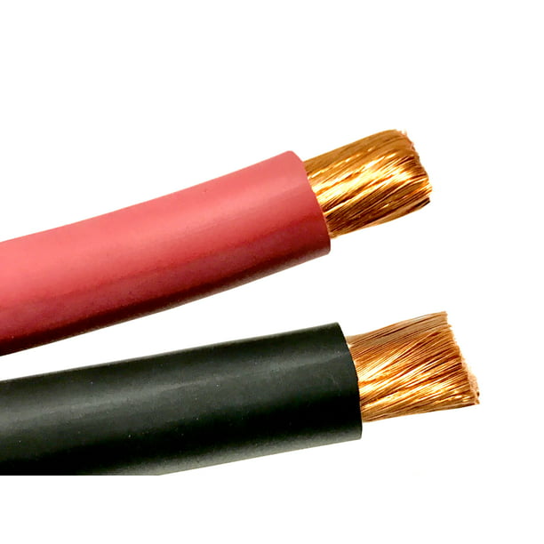 1/0 AWG Battery Cable 0 Gauge 100% OFC Copper Power Wire for Solar Inverters